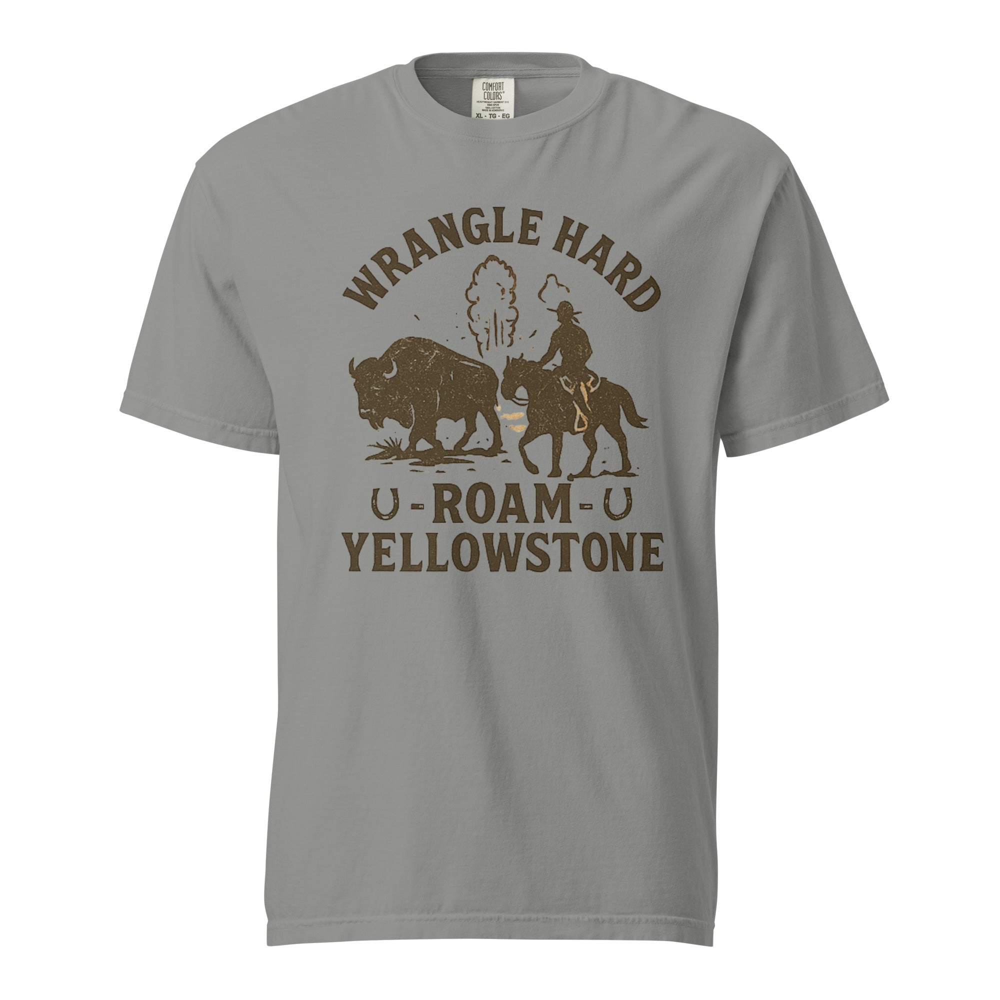 Roam Yellowstone Men's Heavyweight T-Shirt
